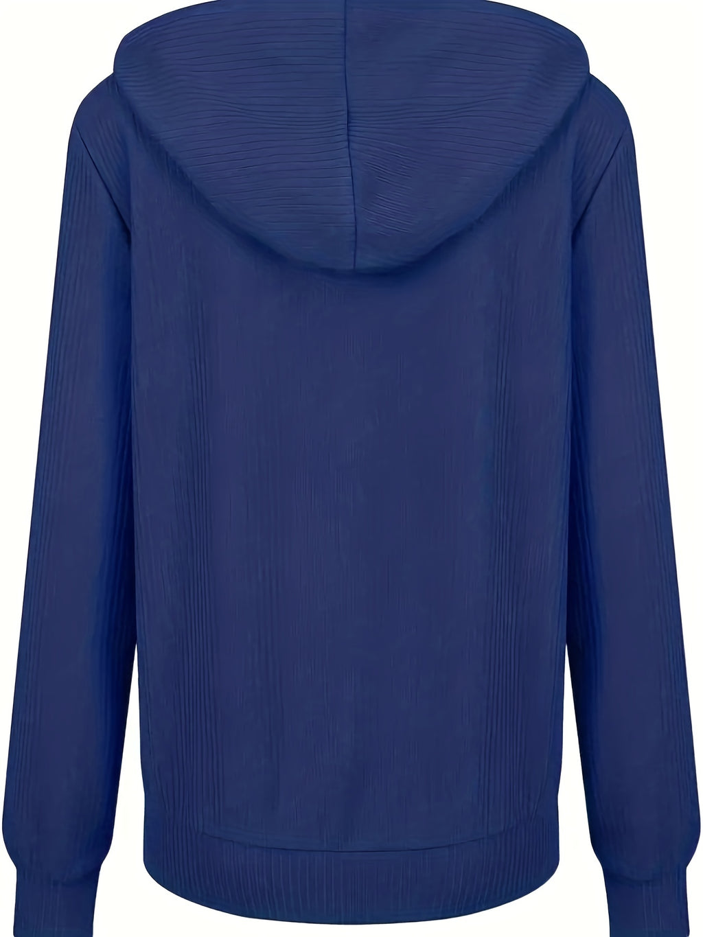 Zip Up Drawstring Hoodies, Casual Soldi Long Sleeve Sweatshirt, Women's Clothing
